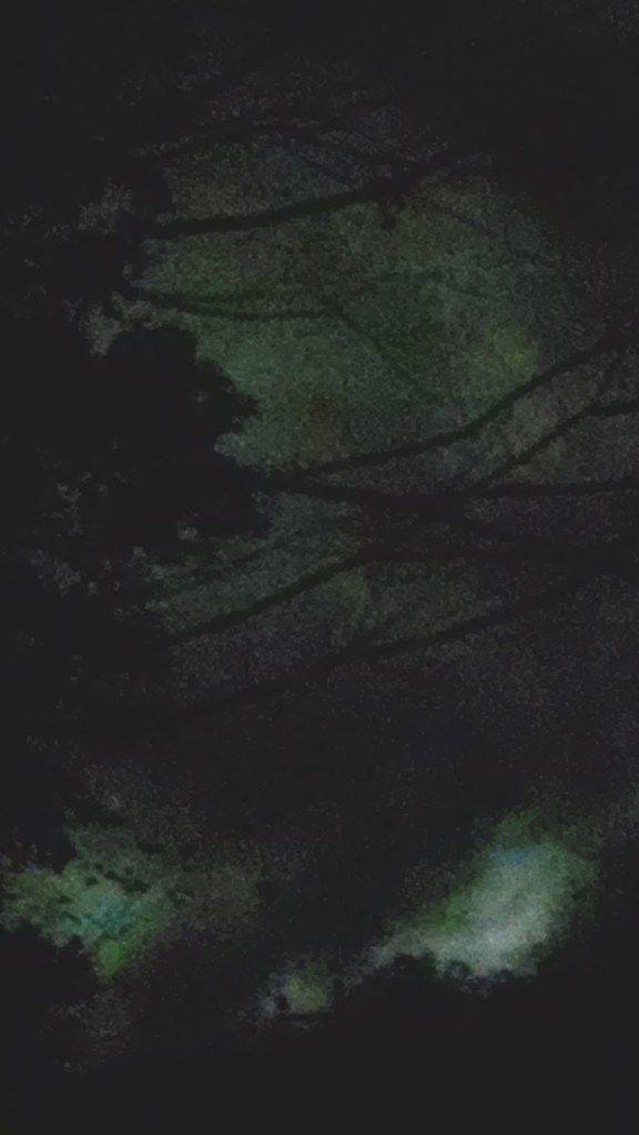 athletic field lights in clouds